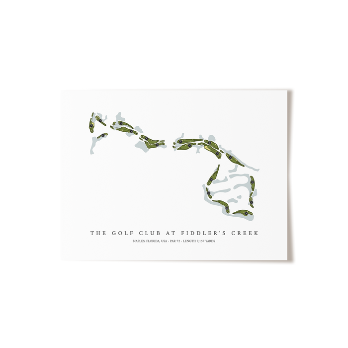 The Golf Club At Fiddler's Creek | Golf Course Print | Unframed