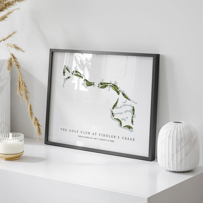 The Golf Club At Fiddler's Creek | Golf Course Print | On Table