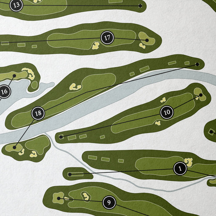 The Golf Course at Adare Manor | Golf Course Map | Close Up