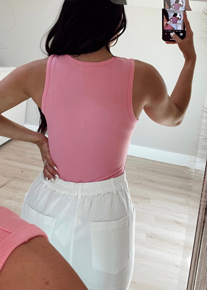 The High Road Bodysuit - Pink