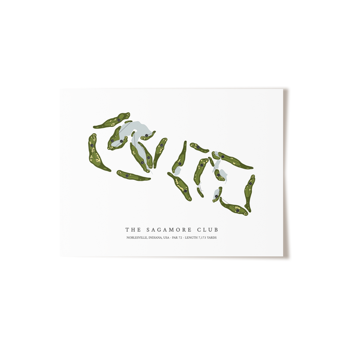 The Sagamore Club | Golf Course Print | Unframed
