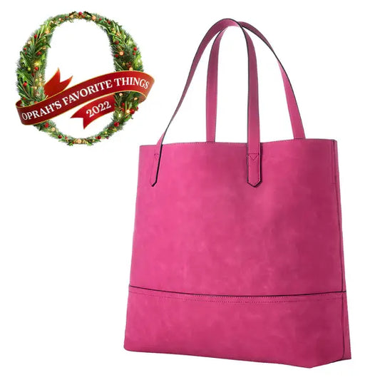 The Taylor Tote | Pink Suede