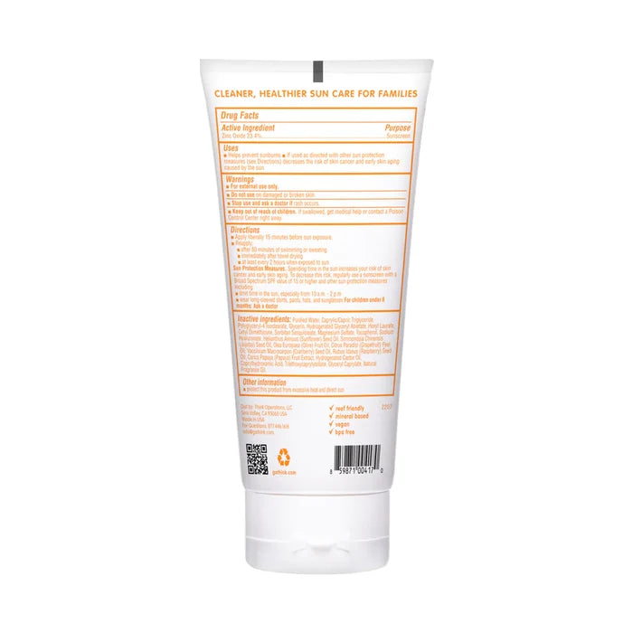 THINK Baby - Mineral Based Sunscreen Lotion SPF 50+