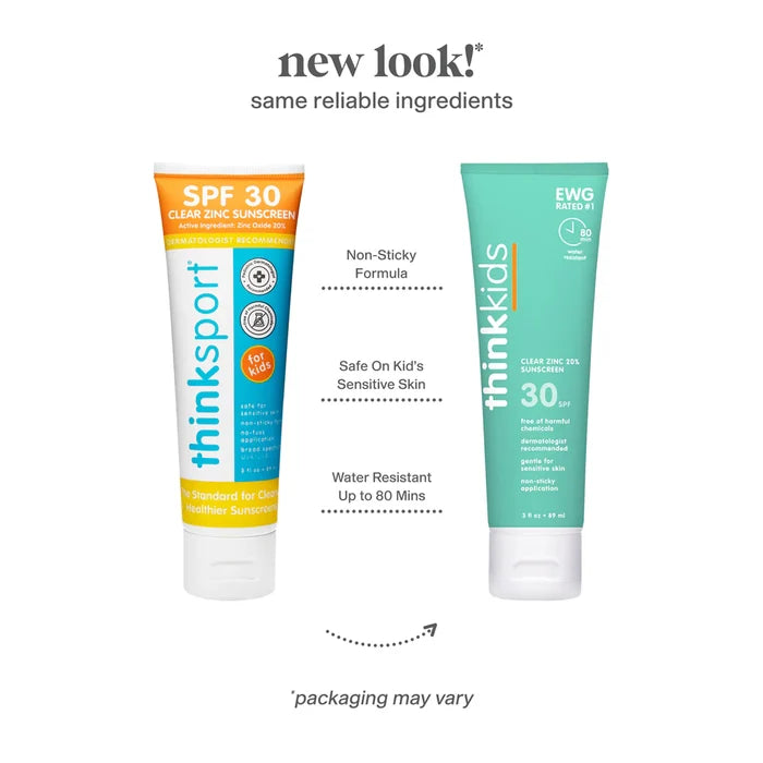 THINK Kids - Clear Zinc Sunscreen Lotion SPF30