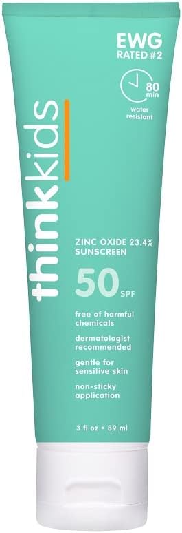 THINK Kids Mineral Based Zinc Sunscreen Lotion SPF50+