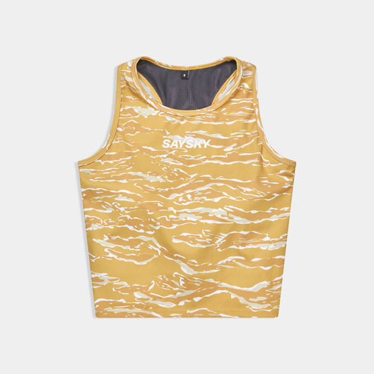 Saysky Tiger Combat Crop Top Yellow Camo 1064 SW30008