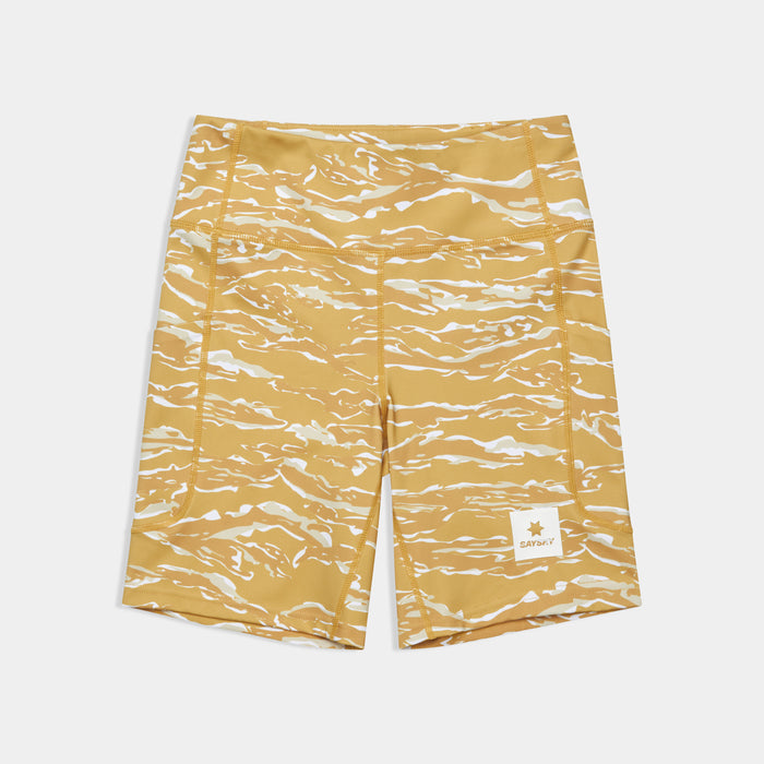 Saysky Tiger Combat+ Short Tights 7\" Yellow Camo 1064 SW55004