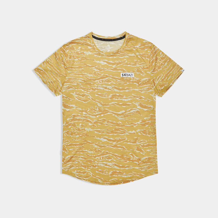 Saysky Tiger Combat T-Shirt Yellow Camo 1064 SM25007