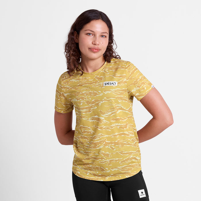 Saysky Tiger Combat T-Shirt Yellow Camo 1064 SW25006