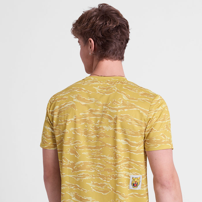 Saysky Tiger Combat T-Shirt Yellow Camo 1064 SM25007