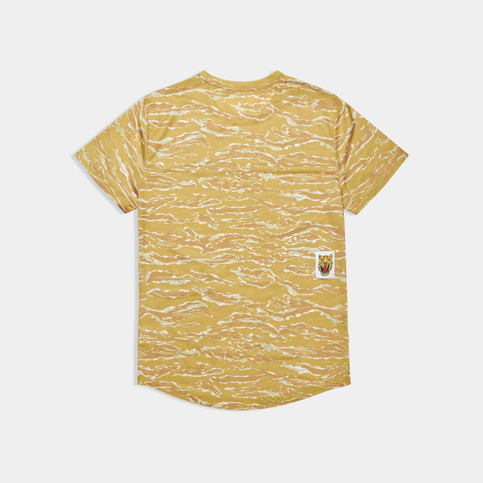 Saysky Tiger Combat T-Shirt Yellow Camo 1064 SM25007