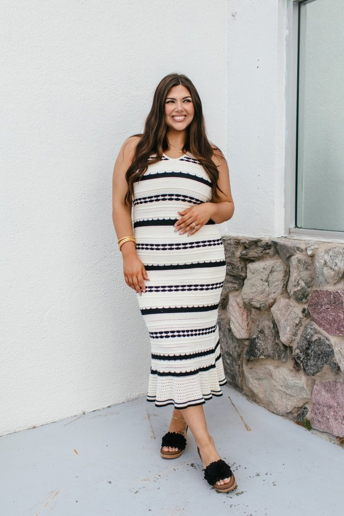 Timeless Crochet Dress - Macoma Boutique250 Dresses