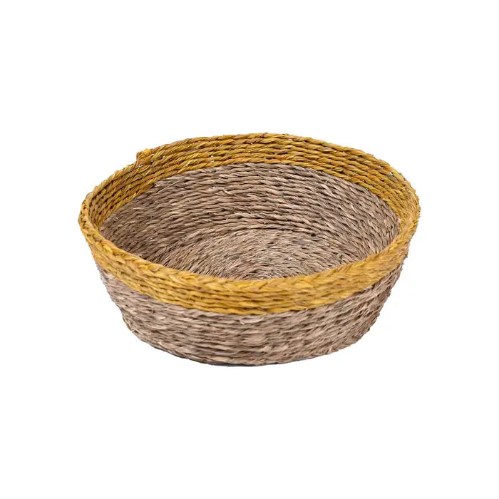 TL GR Woven Woven Banded Basket