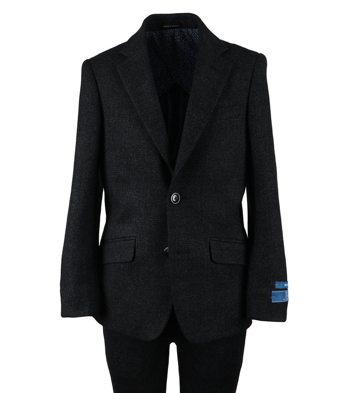 T.O. Boy's Fashion Suit - Houndstooth Navy