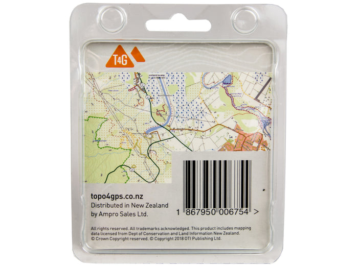 TOPO 4 New Zealand GPS Maps For Garmin | microSD