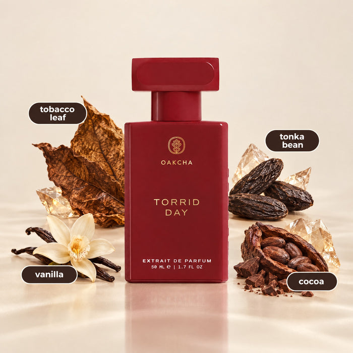 Torrid Day bottle with notes