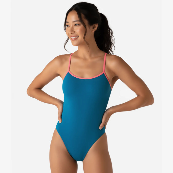 Tropic Open-Back One-Piece Performance Swimsuit by Norca - Norca Athletic Swimwear