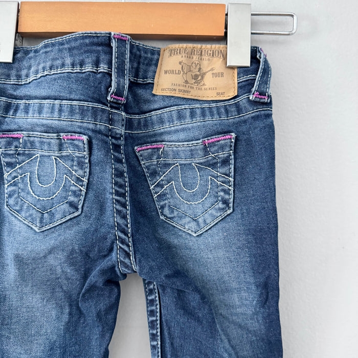 True Religion / Stretch slim denim / 4Y