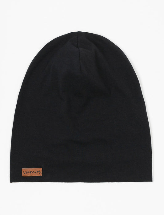 Tuque unie en coton bio - ado
