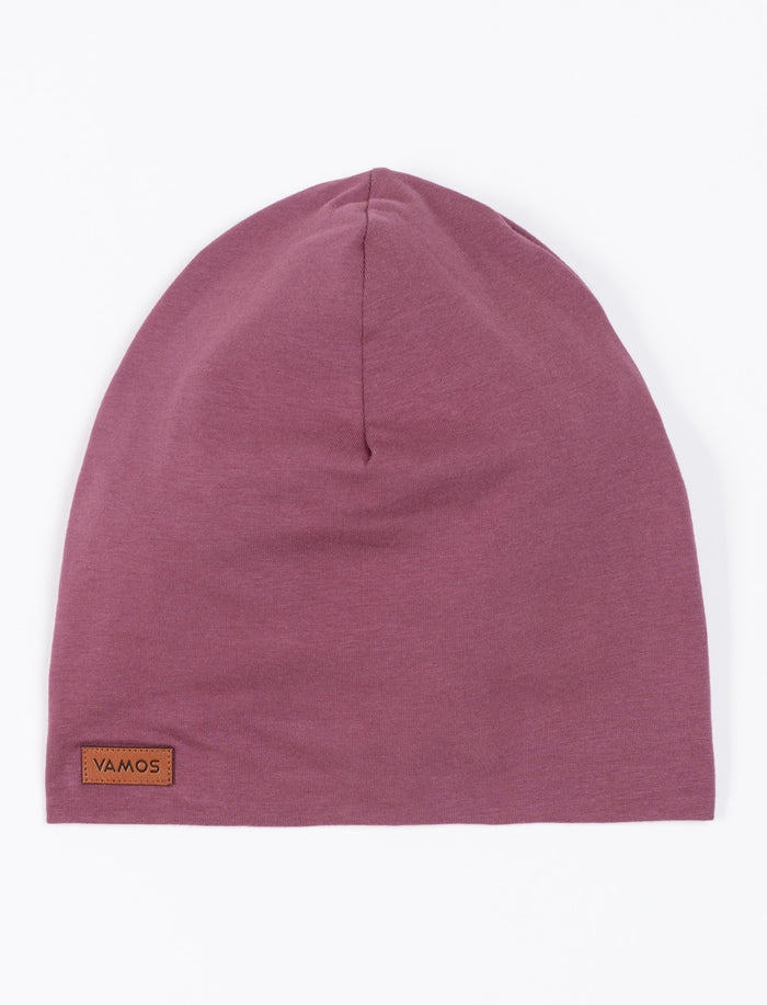 Tuque unie en coton bio - ado