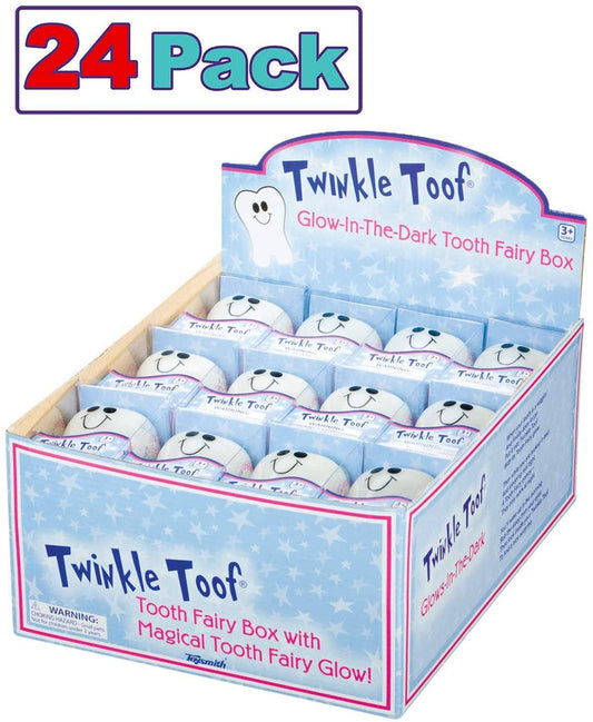 Twinkle Toof, Tooth Fairy Keeper, Glow-in-The-Dark