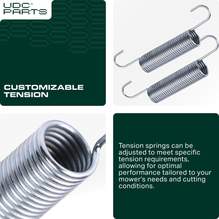 UDC Parts 532169022 Tension Spring / 2 pcs / for Husqvarna AYP Craftsman 133503 169022 05-022 MOM70-0048