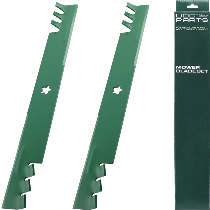 UDC Parts Mower Gator Mulching Blades for Husqvarna 46 Inch YTH22V46 Z246 RZ4623 YTA22V46 532403107 403107 CMXGZAM110146 Craftsman AYP Poulan Pro Ariens 917532403107 / 2 Pack