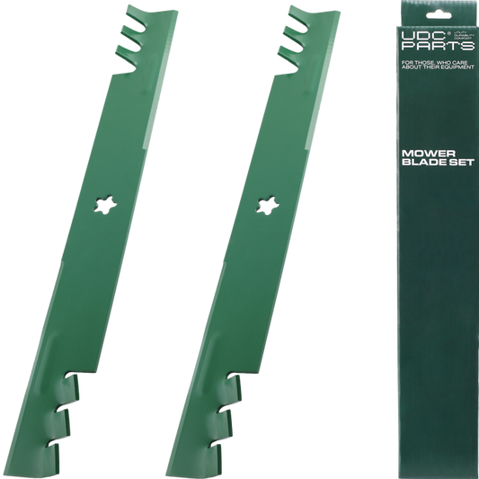 UDC Parts Mower Gator Mulching Blades for Husqvarna 46 Inch YTH22V46 Z246 RZ4623 YTA22V46 532403107 403107 CMXGZAM110146 Craftsman AYP Poulan Pro Ariens 917532403107 / 2 Pack