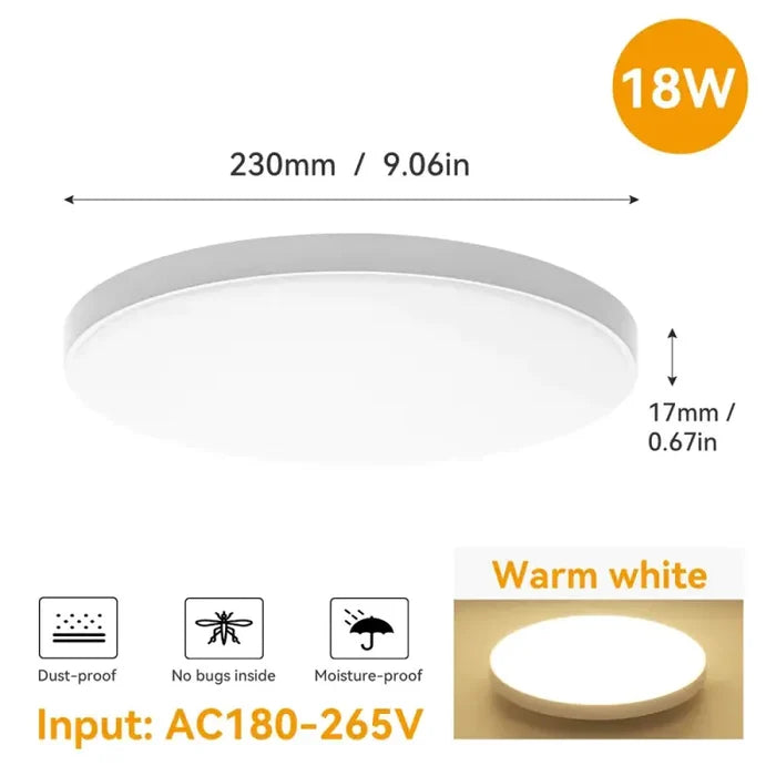 23cm Warm white