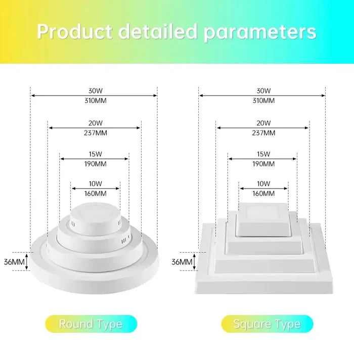 Led downlighter with adjustable base