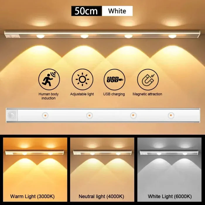 White-50cm / Stepless Dimming / 3 colors in one Lamp