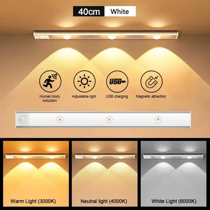 White-40cm / Stepless Dimming / 3 colors in one Lamp