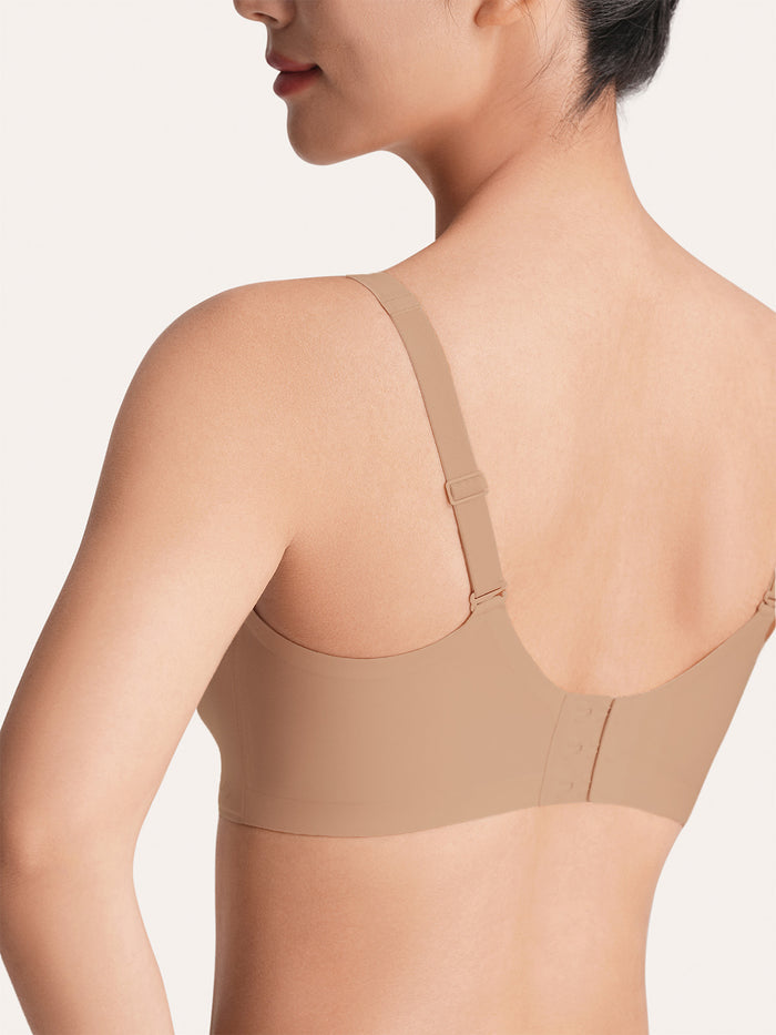 V-Neck Side Support Wireless Bra