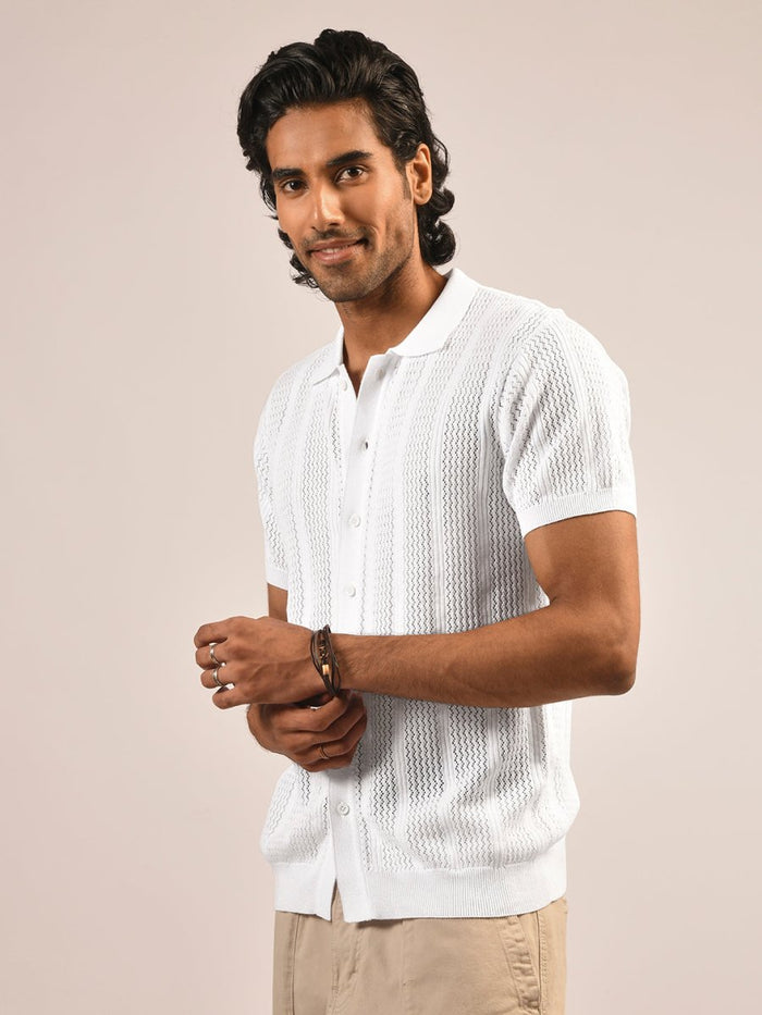 Vertex Cotton Knit Shirt