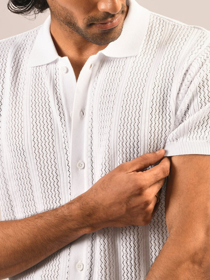 Vertex Cotton Knit Shirt