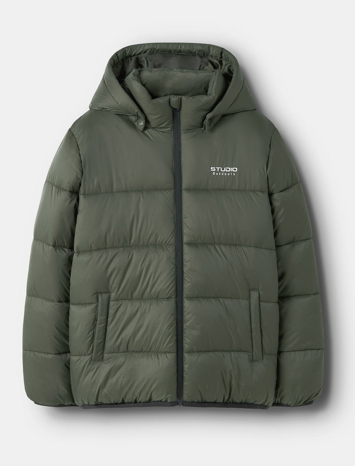 Veste matelassée à capuchon pour garçon