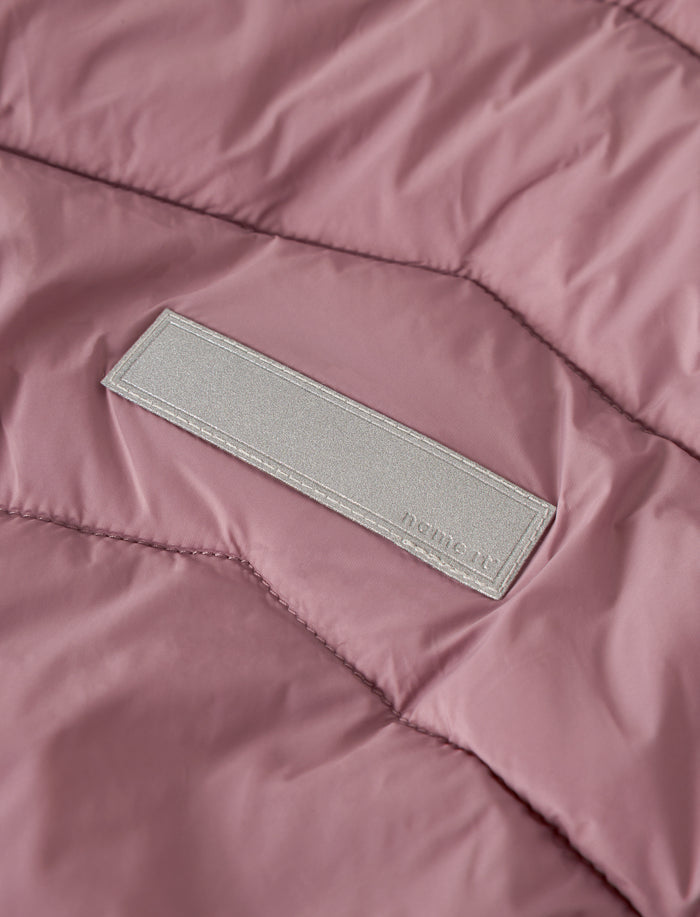 Veste mi-saison matelassée à capuchon pour petite fille
