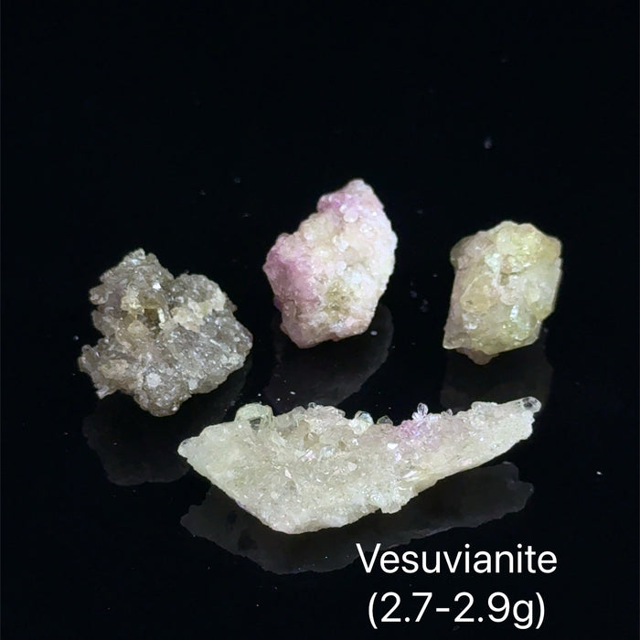 One (2.7-2.9g) Vesuvianite Raw Gemstone in Perky Box