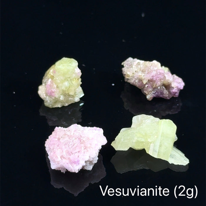 One (2g) Vesuvianite Raw Gemstone in Perky Box
