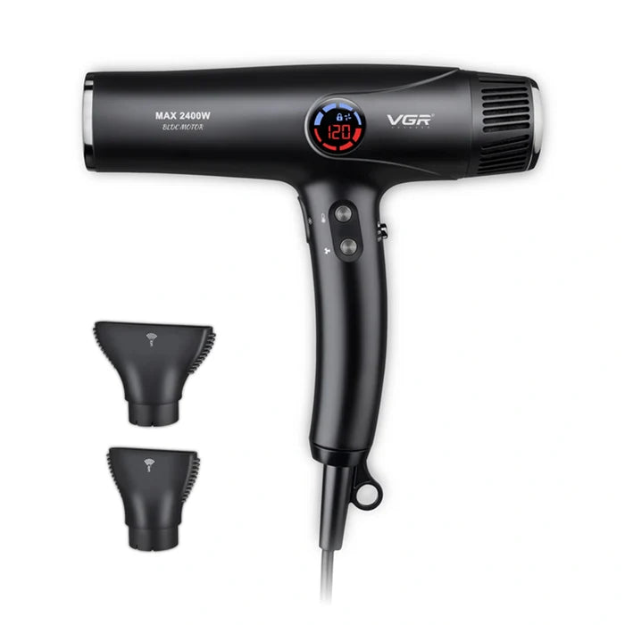 VGR V-469 Professional Hair Dryer For Men & Women, Cool Shot, 2.5m Cable, Black