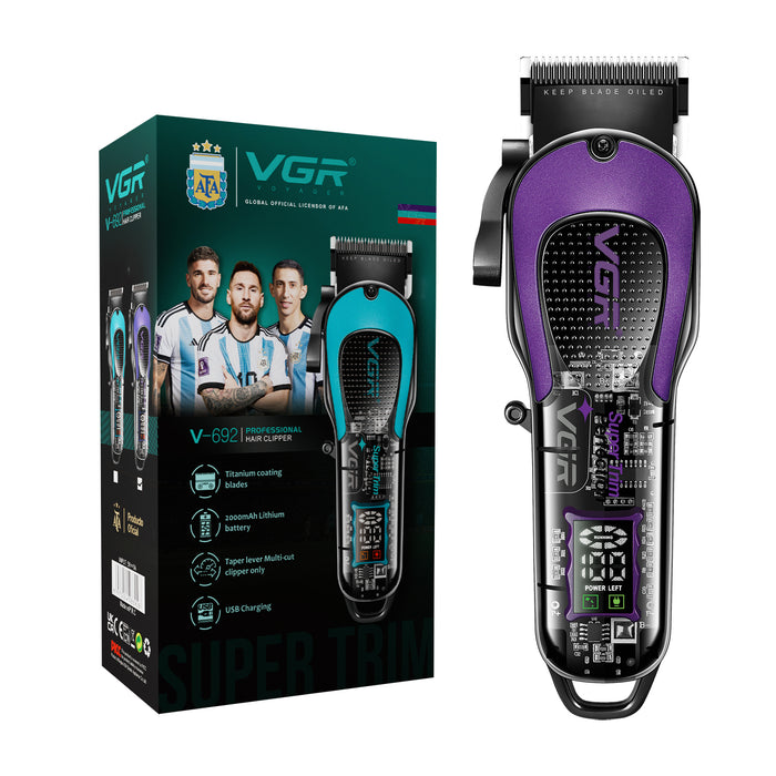 VGR V-692 Professional Hair Clipper, Purple