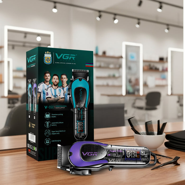 VGR V-692 Professional Hair Clipper, Purple