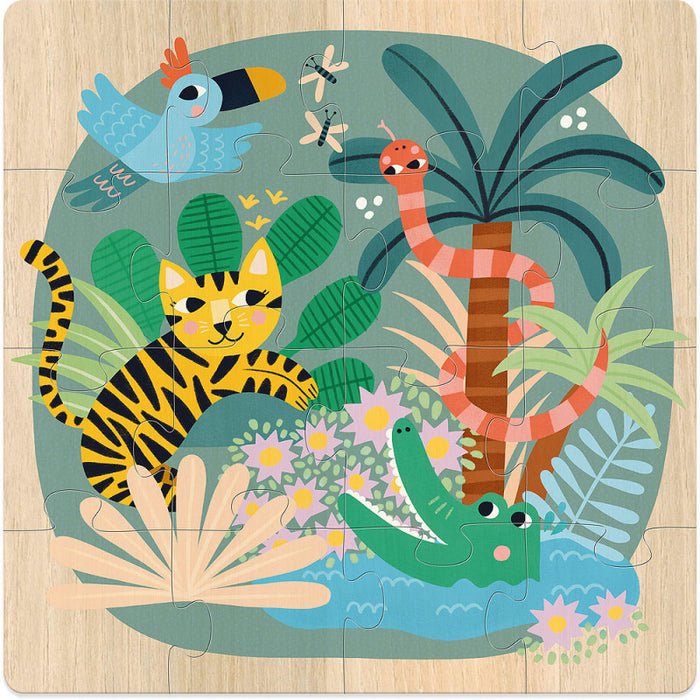 Vilac Earth, Sea and Sky 3x16pc Puzzles