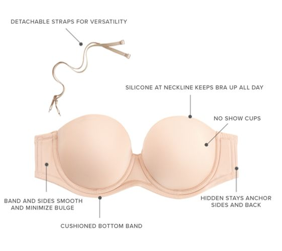 WACOAL Red Carpet Strapless Bra (#854119)