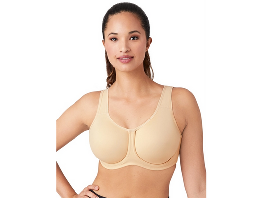 WACOAL Simone Blue Cobalt and Sand Underwire Sports Bra (#855170)