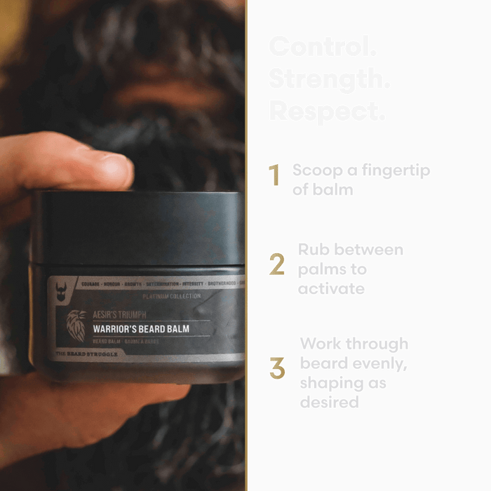 Warrior's Beard Balm, image 4. The Beard Struggle