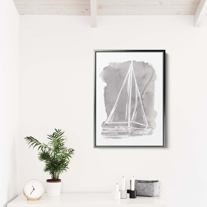 8"x10" / Canvas / Antique Silver