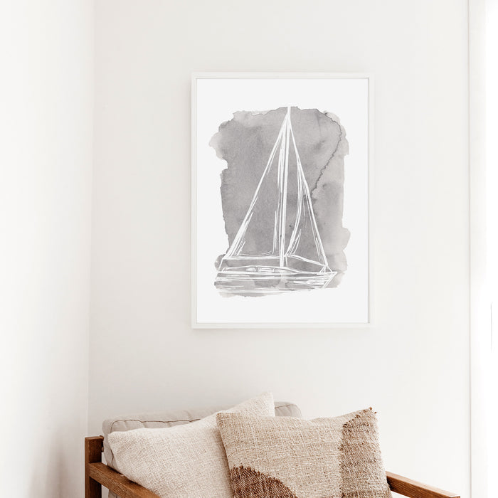 5"x7" / Art Print / White