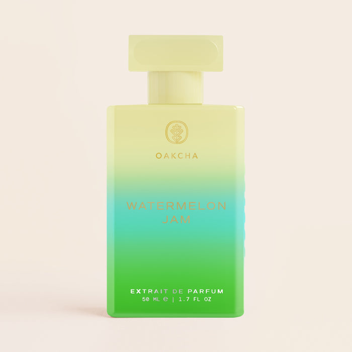 Front view of Watermelon Jam Extrait de Parfum bottle, 100 mL