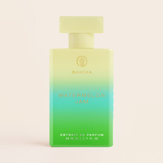 Front view of Watermelon Jam Extrait de Parfum bottle, 100 mL